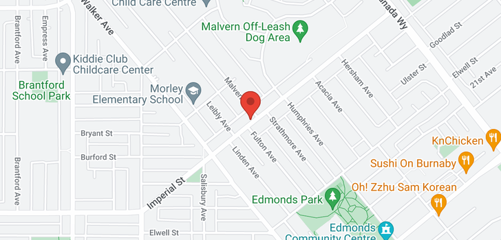 map of 7406 IMPERIAL STREET